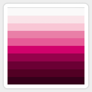 Colour Palette pink Sticker